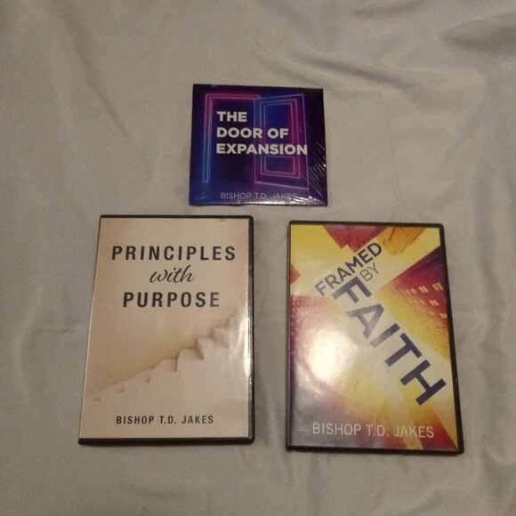 Bishop TD Jakes 3-Piece CD & DVD Set 🎵✨ Faith & Inspiration - Picture 2 of 5